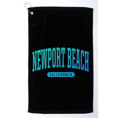 College Style Newport Beach California Souvenir Gift Great Gift Golf Towel