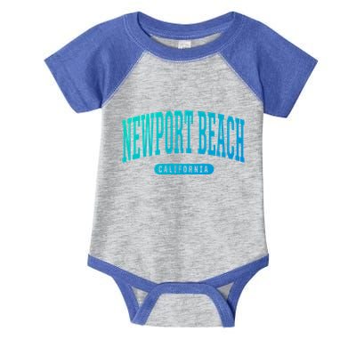 College Style Newport Beach California Souvenir Gift Great Gift Infant Baby Jersey Bodysuit