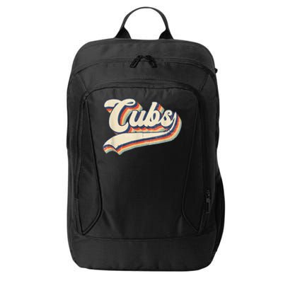 Cubs Sports Name Vintage Retro Gift City Backpack