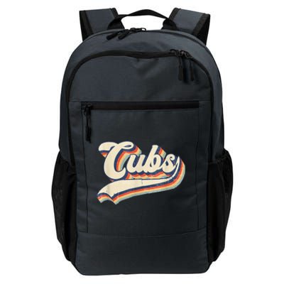 Cubs Sports Name Vintage Retro Gift Daily Commute Backpack