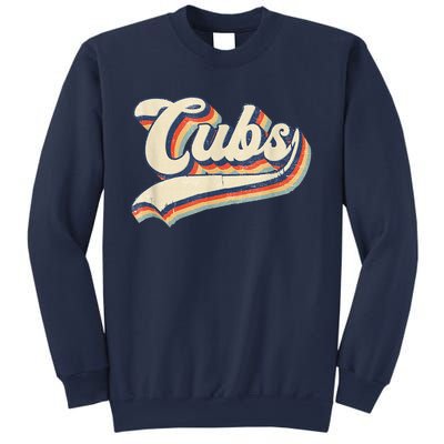 Cubs Sports Name Vintage Retro Gift Sweatshirt