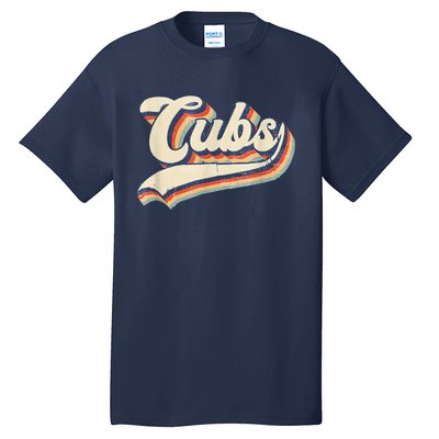 Cubs Sports Name Vintage Retro Gift Tall T-Shirt