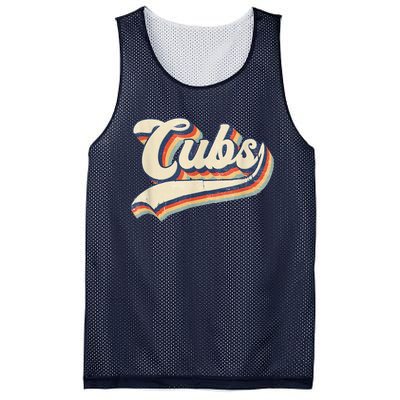 Cubs Sports Name Vintage Retro Gift Mesh Reversible Basketball Jersey Tank