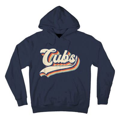 Cubs Sports Name Vintage Retro Gift Tall Hoodie