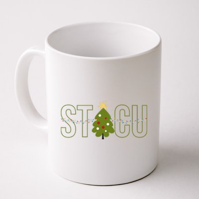 Christmas Sticu Nurse Surgical Trauma Icu Nurse Xmas Tree Coffee Mug