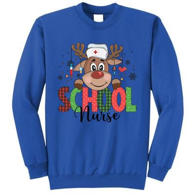 Christmas School Nurse Reindeer Nursing Rn Xmas Gift Sweatshirt