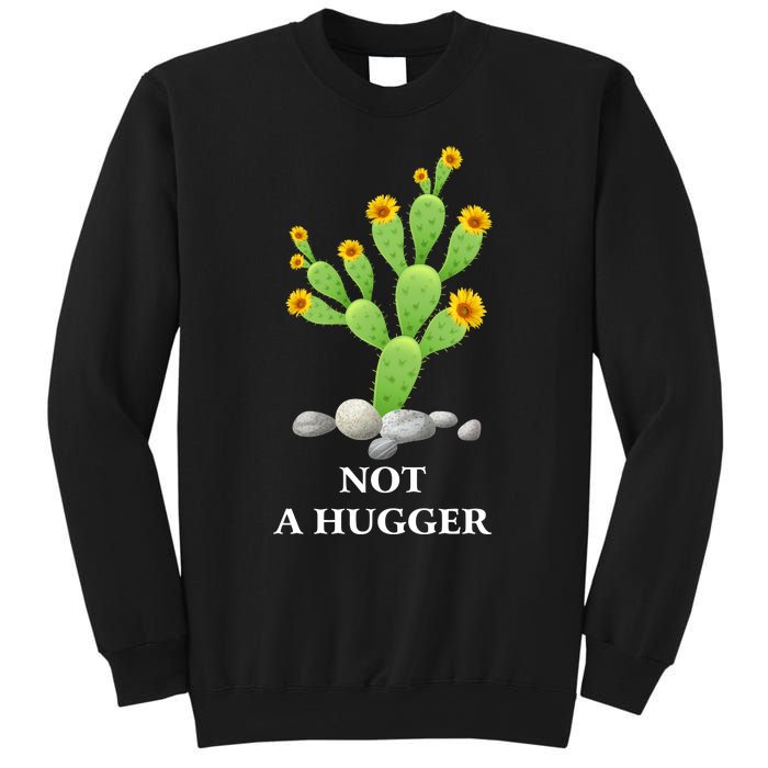 Cactus Sunflower Not A Hugger Sweatshirt