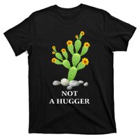 Cactus Sunflower Not A Hugger T-Shirt