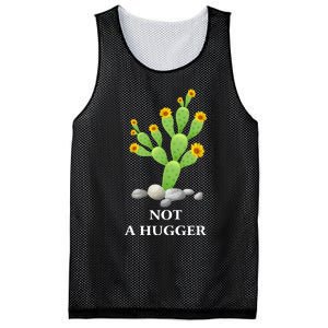 Cactus Sunflower Not A Hugger Mesh Reversible Basketball Jersey Tank