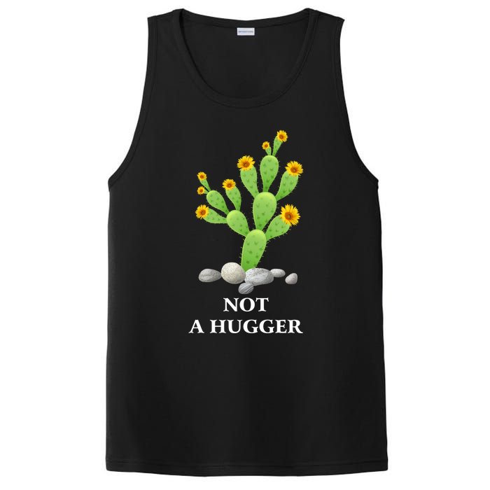 Cactus Sunflower Not A Hugger PosiCharge Competitor Tank