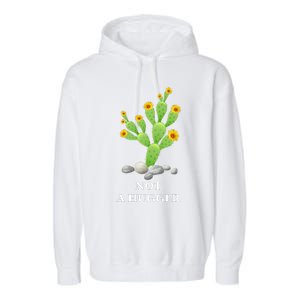 Cactus Sunflower Not A Hugger Garment-Dyed Fleece Hoodie