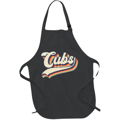 Cubs Sports Name Vintage Retro Gift Apron