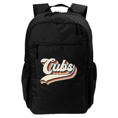 Cubs Sports Name Vintage Retro Gift Backpack
