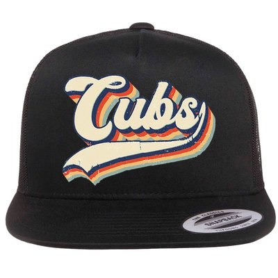 Cubs Sports Name Vintage Retro Gift Flatbill Hat