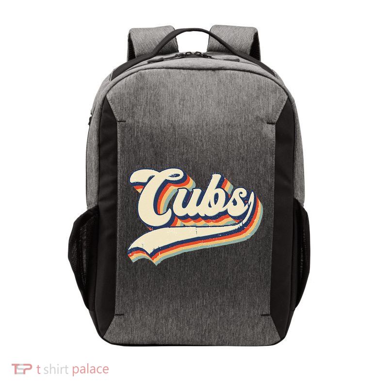 Cubs Sports Name Vintage Retro Gift Vector Backpack