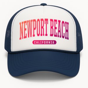 College Style Newport Beach California Souvenir Gift Great Gift Trucker Hat