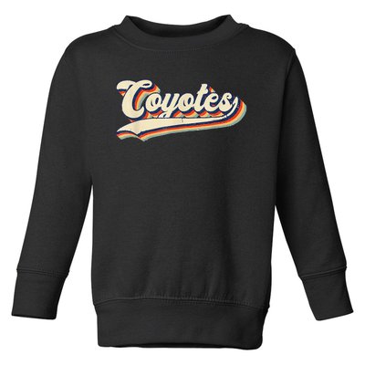 Coyotes Sports Name Toddler Sweatshirt