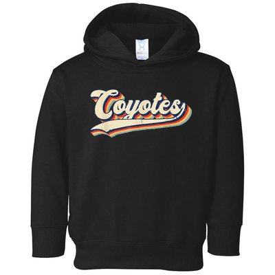 Coyotes Sports Name Toddler Hoodie