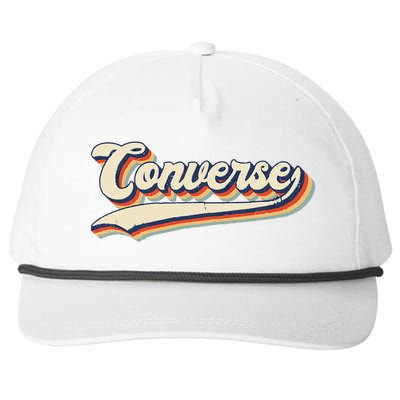 Converse Sports Name Vintage Retro Gift Men Women Boy Girl Snapback Five-Panel Rope Hat