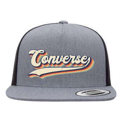 Converse Sports Name Vintage Retro Gift Men Women Boy Girl Flat Bill Trucker Hat