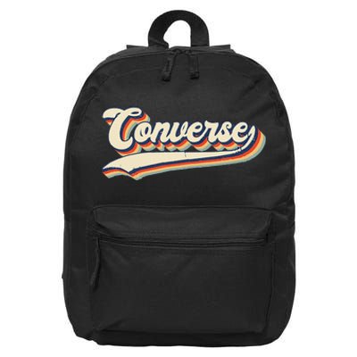 Converse Sports Name Vintage Retro Gift Men Women Boy Girl 16 in Basic Backpack