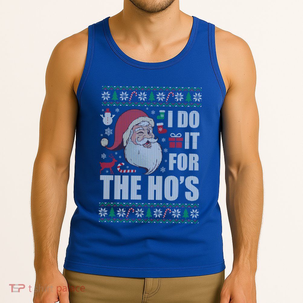 Christmas Santa Naughty Ugly Christmas Sweater Gift Tank Top