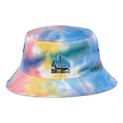 Crosby Stills & Nash Wooden Ships Tie Dye Newport Bucket Hat