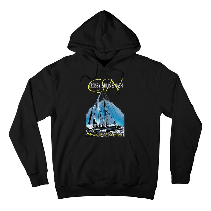 Crosby Stills & Nash Wooden Ships Hoodie