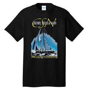 Crosby Stills & Nash Wooden Ships Tall T-Shirt