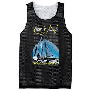 Crosby Stills & Nash Wooden Ships Mesh Reversible Basketball Jersey Tank