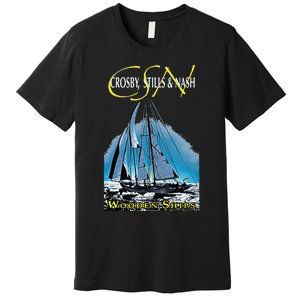 Crosby Stills & Nash Wooden Ships Premium T-Shirt