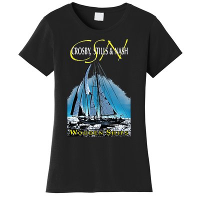 Crosby Stills & Nash Wooden Ships Women's T-Shirt