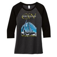 Crosby Stills & Nash Wooden Ships Women's Tri-Blend 3/4-Sleeve Raglan Shirt