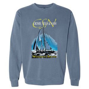 Crosby Stills & Nash Wooden Ships Garment-Dyed Sweatshirt