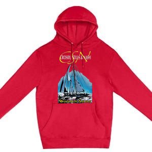 Crosby Stills & Nash Wooden Ships Premium Pullover Hoodie