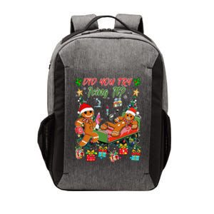 Christmas School Nurse Xmas Did You Try Icing It Gingerbread Vector Backpack