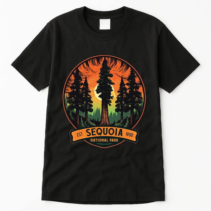 Cute Sequoia National Park Giant Tree Graphic Tall T-Shirt
