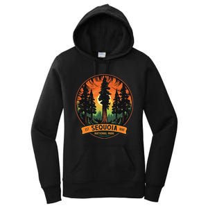 Cute Sequoia National Park Giant Tree Graphic Women's Pullover Hoodie