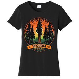 Cute Sequoia National Park Giant Tree Graphic Women's T-Shirt