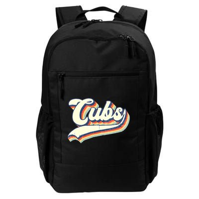 Cubs Sports Name Vintage Retro Boy Girl Backpack