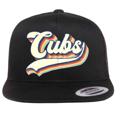 Cubs Sports Name Vintage Retro Boy Girl Flatbill Hat