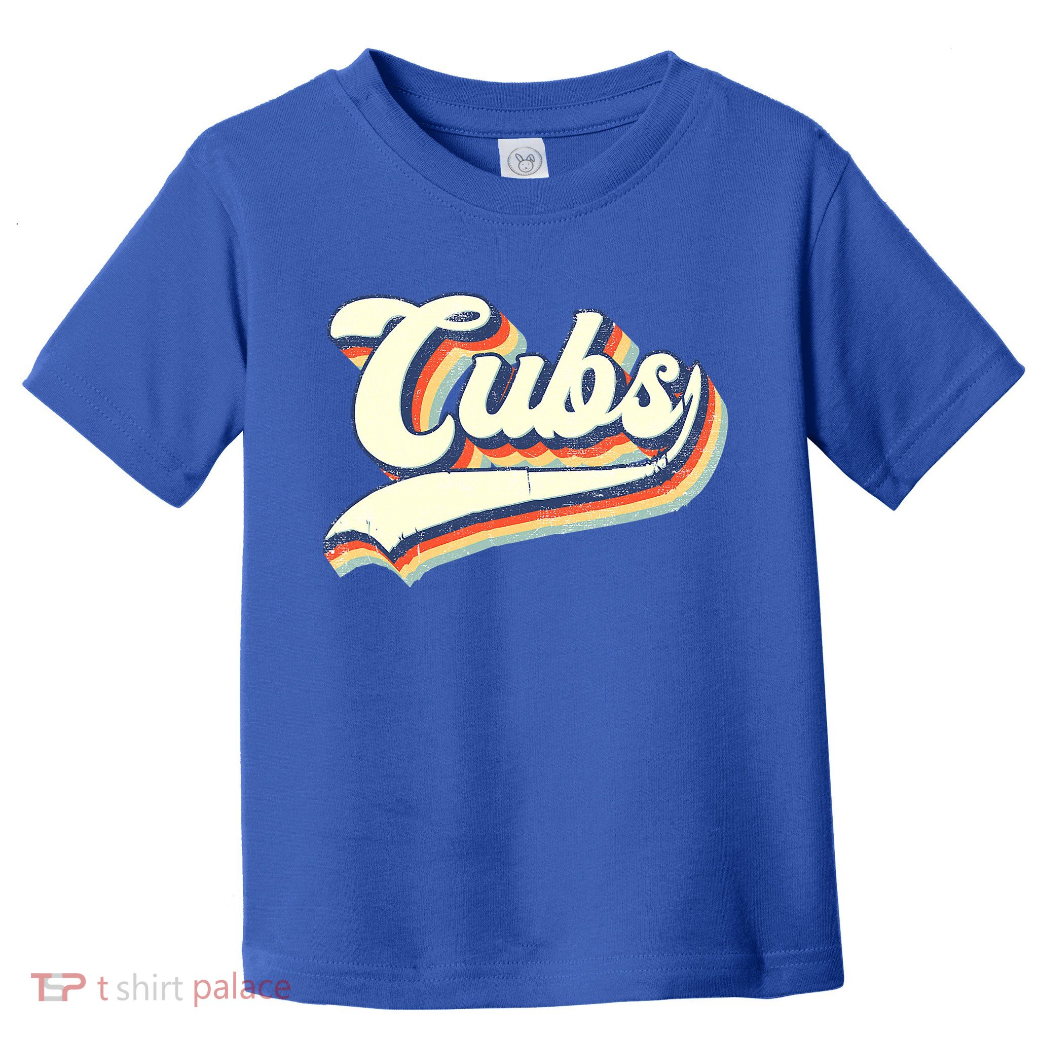 Cubs Sports Name Vintage Retro Boy Girl Toddler T-Shirt