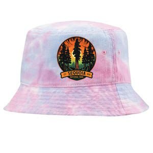 Cute Sequoia National Park Giant Tree Graphic Tie-Dyed Bucket Hat