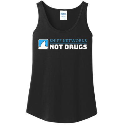 Cybersecurity Sniff Networks Not Drugs Hacker Ladies Essential Tank