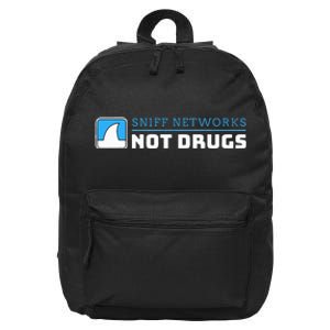 Cybersecurity Sniff Networks Not Drugs Hacker 16 in Basic Backpack