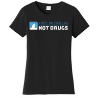 Cybersecurity Sniff Networks Not Drugs Hacker Women's T-Shirt