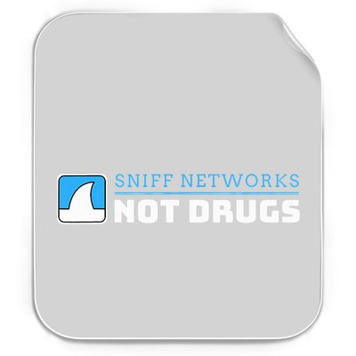 Cybersecurity Sniff Networks Not Drugs Hacker Permanent Decal Sticker