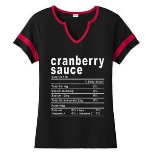 Cranberry Sauce Nutrition Facts Thanksgiving Gift Ladies Halftime Notch Neck Tee