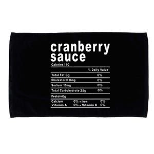 Cranberry Sauce Nutrition Facts Thanksgiving Gift Microfiber Hand Towel