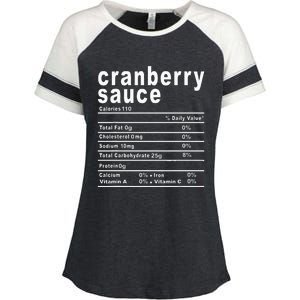 Cranberry Sauce Nutrition Facts Thanksgiving Gift Enza Ladies Jersey Colorblock Tee